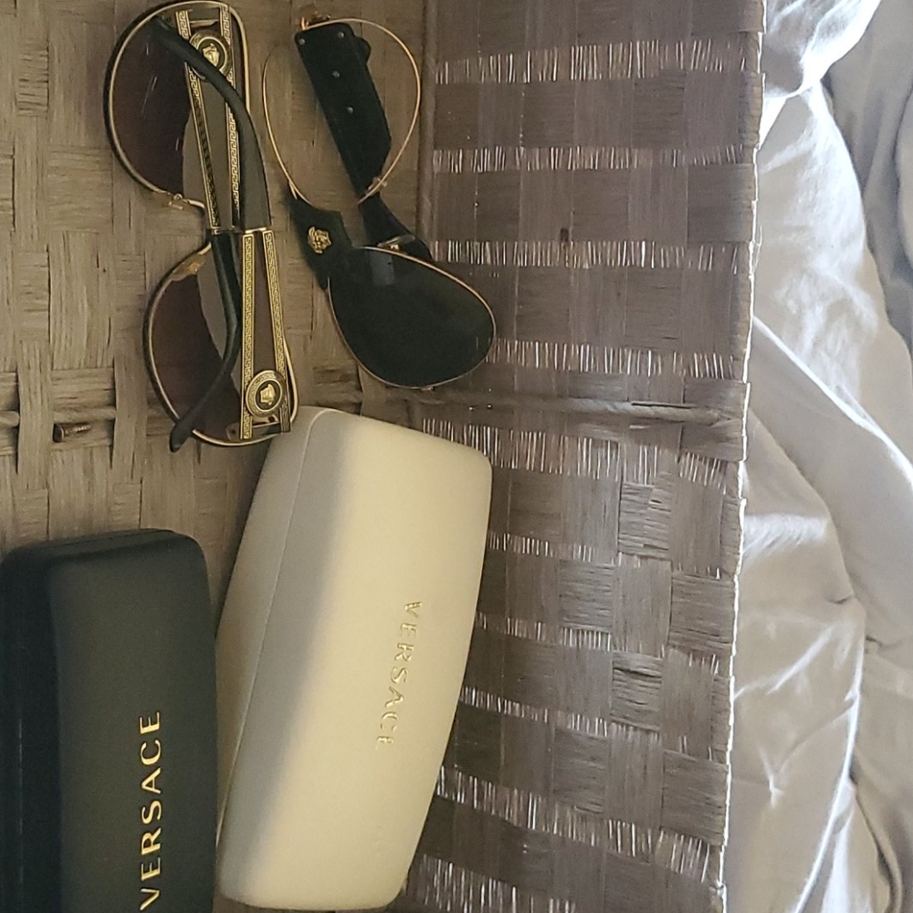 Versace frames and cases  Authentic!!